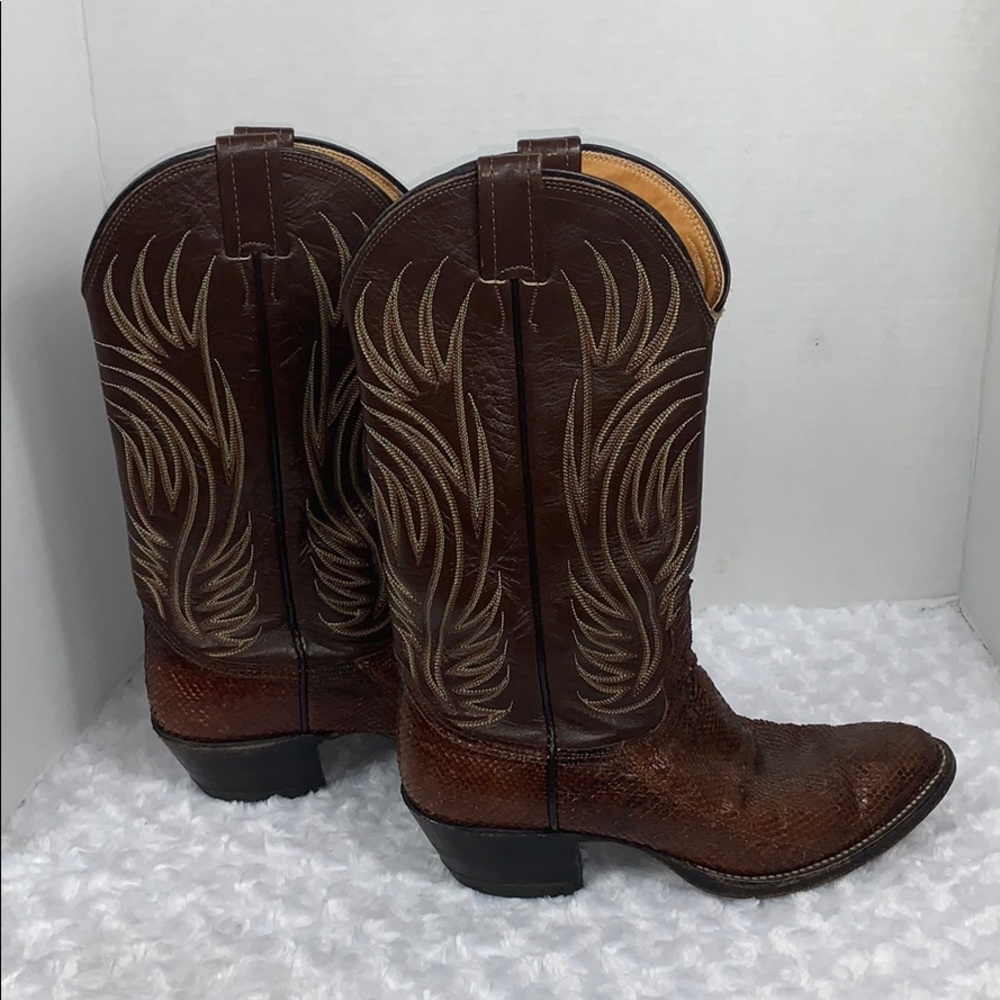 Biltrite  Nacona cowboy Brown Boots size 7.5
